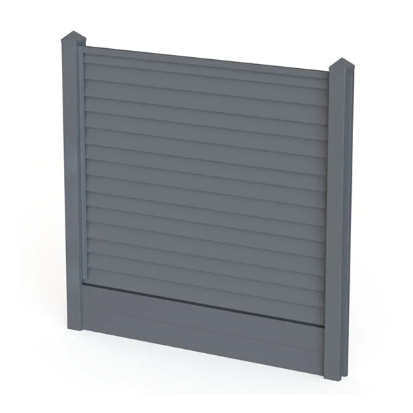 One-piece Fence Post 2450 Mm Merlin Grey