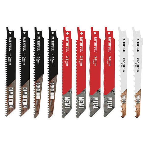 10 Piece Sabre Saw Blade Set | XMS25SABRE