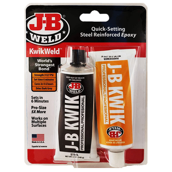 Jb Weld Kwik Sets In 6 Minutes 2x30ml
