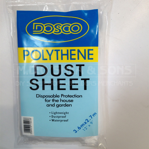 Dosco Polythene Dust Sheet | 12x9 | 71047